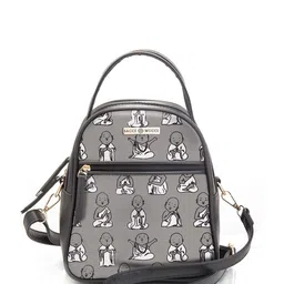 Sacci Mucci Floral Printed Handheld Bag with Cut Work-image-54