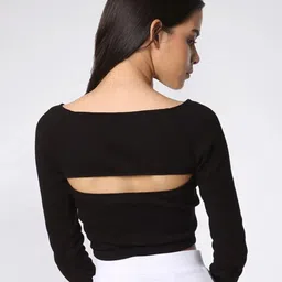 bonkers corner Bonkers Women Delilah Square Neck Crop Top image 4