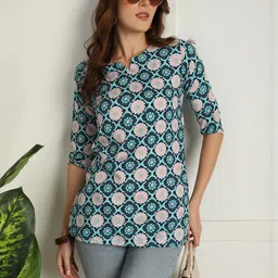 Moda Rapido Women Polyester Straight Kurtis-picture-28