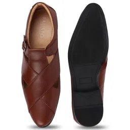 Fausto Men's Tan Fisherman Sandals image 4