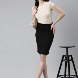 showoffff SHOWOFF Black Above Knee Skirt image 4