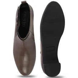 Fausto Women's Grey Chelsea Boots image 4