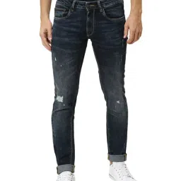 celio celio* Blue Skinny Fit Heavily Washed Jeans-picture-28