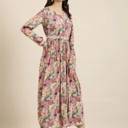 showoffff SHOWOFF Multicolor Embellished Midi Dress image 4