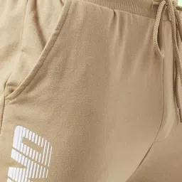 Ajile by Pantaloons Tan Slim Fit Printed Joggers image 4