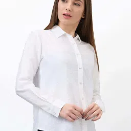 SPYKAR White Solid Shirt image 1