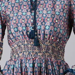 showoffff SHOWOFF Multicolor Printed Midi Dress image 4