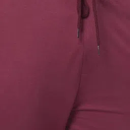 Ajile by Pantaloons Maroon Slim Fit Striped Joggers image 4