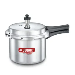 Judge by Prestige ACE Plus Outer Lid Aluminium Pressure Cooker 3L Gas & Induction Compatible Silver image 1