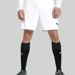 Puma White Regular Fit Sports Shorts image 1