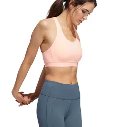 Adidas Light Flash Orange Non Wired Training Sports Bra image 4