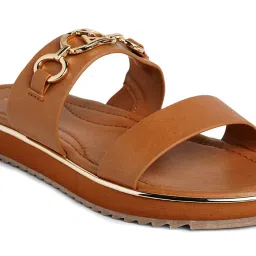 Aldo Women's Brown Casual Sandals image 4