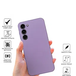 SPRIG Solid Printed Samsung Galaxy S23 Back Case Mobile Accessories image 3