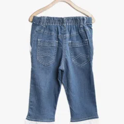 StyleStone Kids Blue Light Wash Capri image 2