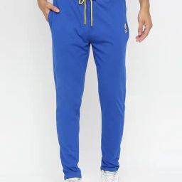 UnderJeans by Spykar Royal Blue Track Pants-picture-47