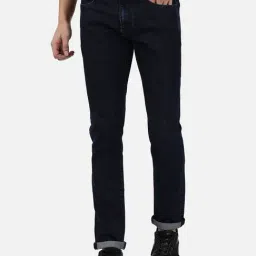 Passion Dark Blue Slim Fit Lightly Washed Jeans-image-15