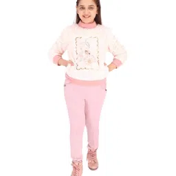 Cutecumber Kids Peach Patch Work Sweatshirt image 4