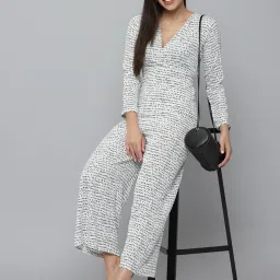 showoffff SHOWOFF White Printed Jumpsuit image 4