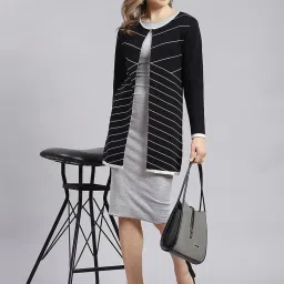 Monte Carlo Black Striped Cardigan image 4