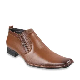 Mochi Men's Tan Formal Boots image 1