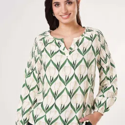 Honey By Pantaloons Marshmallow Relaxed Fit Printed Top image 1