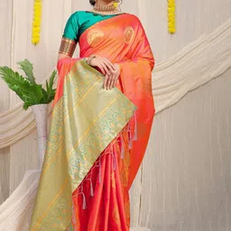 Royal Rajgharana Saree Woven Design Zari Pure Silk Banarasi Sarees-picture-16