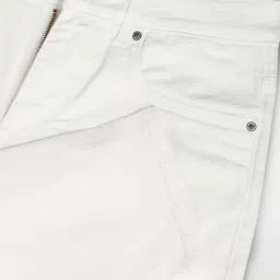 U.S. Polo Assn. Denim Co. White Cotton Regular Fit Jeans image 4