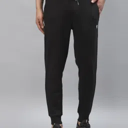Red Tape Black Regular Fit Sports Joggers image 1