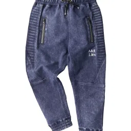Angel & Rocket Kids Rudi Navy Washed Joggers image 1