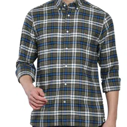 Tommy Hilfiger Putting Green Cotton Regular Fit Checks Shirt image 1