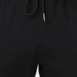 Van Heusen Flex Black Cotton Slim Fit Printed Joggers image 4