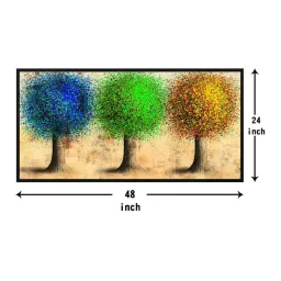 999Store Printed Multicolor Canvas Wall Art image 4