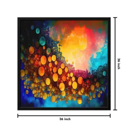 999Store Printed Multicolor Canvas Wall Art image 4
