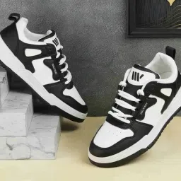 Walkway Men's Black Casual Sneakers-picture-36