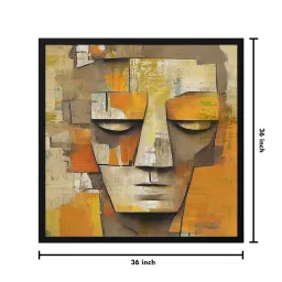 999Store Printed Brown Canvas Wall Art image 4