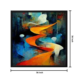 999Store Printed Multicolor Canvas Wall Art image 4