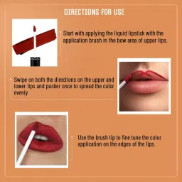 COLORESSENCE Lipstay Transfer Proof Liquid Lipstick Maroon Magic - 4 ml image 4