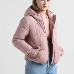 Only Pink Regular Fit Puffer Jacket image 4