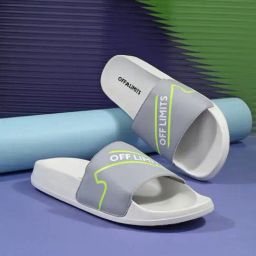 OFF LIMITS Men's REST DAY Light Grey Slides-picture-11