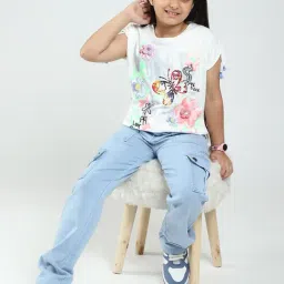 Monte Carlo Girls White Printed Regular Fit T-Shirt-image-92