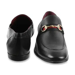 J. Fontini by Mochi Men's Black Formal Loafers image 5