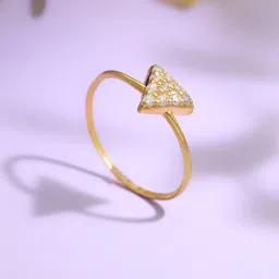 Malabar Gold and Diamonds 22k Yellow Gold Geometric Ring for Women image 1