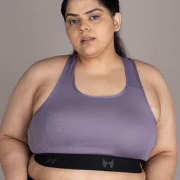 skyria Plus Size Full Coverage Removable Padding Workout Bra - 360 Degree Support-picture-40