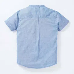 Ed-a-Mamma Kids Blue Cotton Shirt image 2