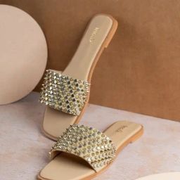 Inc.5 Women's Beige Slides-picture-7