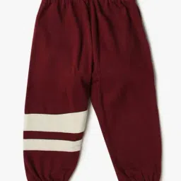 GAP Boys Maroon Blended Printed Joggers image 2
