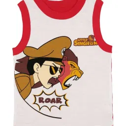 Bodycare Multicolor Cotton Printed Vest (Pack of 3) image 2