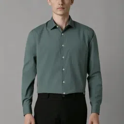 Louis Philippe Green Slim Fit Shirt-picture-24