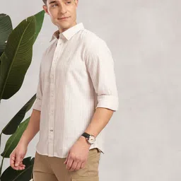 Nautica Men Premium Slim Fit Linen Casual Shirt image 5