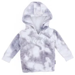 MiArcus Kids Grey & White Printed Sweatshirt image 1